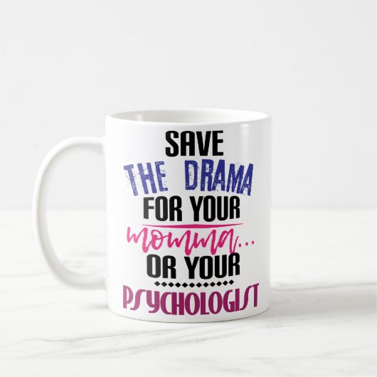 Funny Psychology Major Psychiatrist Coffee Mok (Links)