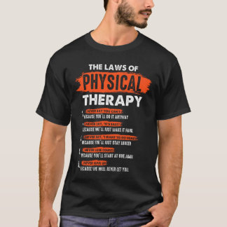 Funny PT Fysieke Therapie Gift Therapist Maand T-shirt