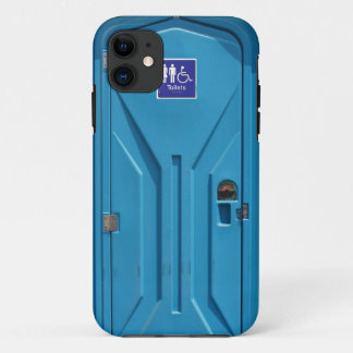 Funny Public Portable Toilet iPhone 11 Hoesje