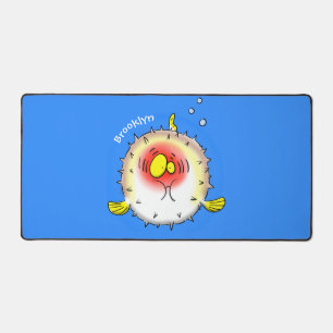 Funny puffer fish porcupine fish cartoon bureaumat