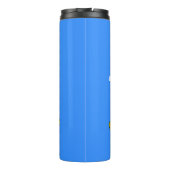 Funny puffer fish porcupine fish cartoon thermosbeker (Achterkant)