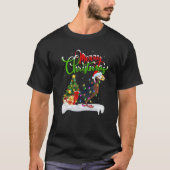 Funny Puffin Bird Lover Xmas Lighting Puffin Chris T-shirt (Voorkant)