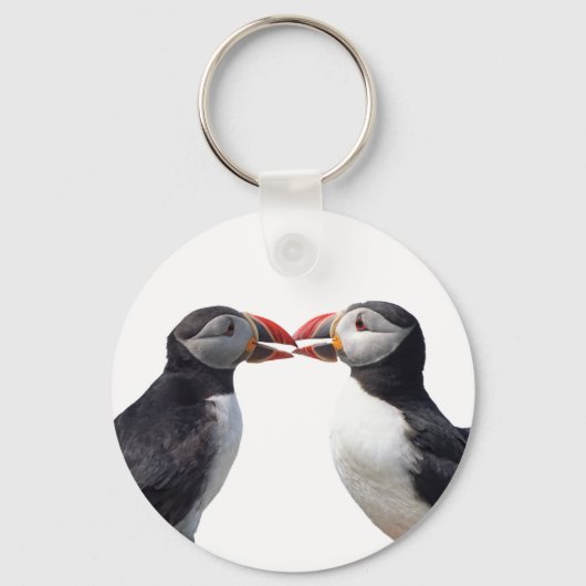 Funny puffins sleutelhanger (Voorkant)