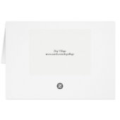 Funny Pug Dog Celebrate Birthday Card (Achterkant Horizontaal)