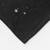 Funny Pug Dog Christmas Lights Santa Hat Candy Can Fleece Deken (Hoek)