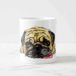 Funny Pug Dog Coffee Mok