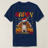 Funny Pug Hondenliefhebber Happy Pug HelloBedanktM T-shirt (Design voorkant)