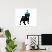 Funny pug poster (Thuiskantoor)