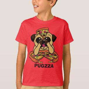 Funny PUGZZA (Pizza) chemises et vestes