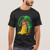 Funny Puking Leprechaun Matching St Patrick's Day T-shirt (Voorkant)