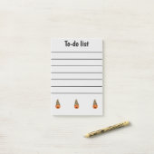Funny Pumpkin to-do List Post-it® Notes (Op bureau)