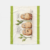 Funny Pun aardappelen Fleece Deken (Voorkant)