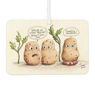 Funny Pun aardappelen Luchtverfrisser