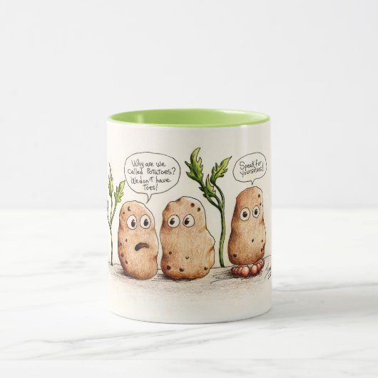 Funny Pun aardappelen  Mok (Midden)