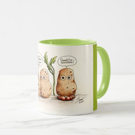 Funny Pun aardappelen  Mok (Voorkant rechts)
