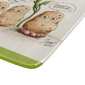 Funny Pun aardappelen Snijplank (Hoek)
