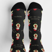 Funny Pun Avocado Red Black Socks Sokken (Top)