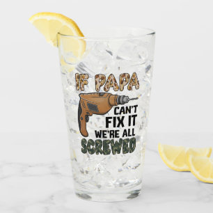 Funny Pun Father Joke VADERDAG Glas