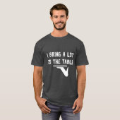 Funny pun ik breng veel naar de tafel Funny server T-shirt (Voorkant volledig)