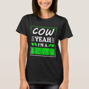 Funny Pun Ja Im Vegan Vegetarisch Plant Leven T-shirt