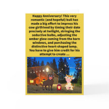 Funny Pun Mooed Lighting Happy Jubileum