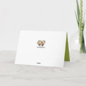 Funny Pun Pommes de terre Carte de voeux (Dos)