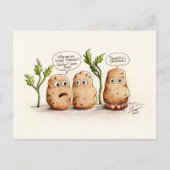 Funny Pun Potatoes Carte postale (Devant)