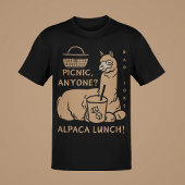"Funny Puns" Gekke - Alpaca Lunch! Picnic T-shirt
