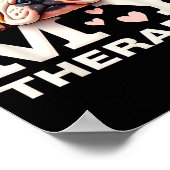 Funny Puppy My Therast English Bulldog Dog Poster (Hoek)