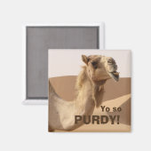 Funny Purdy Camel Foto Magneet (Voorkant / Achterkant)