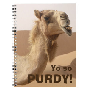 Funny Purdy Camel Foto Notitieboek