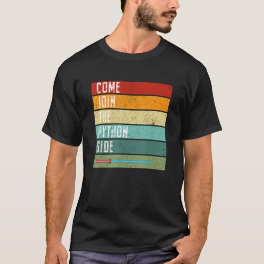 Funny Python Programmer Coding Engineer Computer D T-shirt (Voorkant)