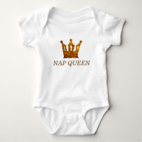 Funny Queen Baby Jersey Bodysuit