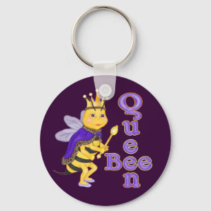 Funny Queen Bee Sleutelhanger
