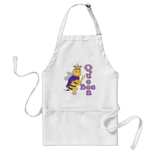 Funny Queen Bee Standaard Schort (Voorkant)