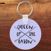 Funny Queen of Baton Conductor Gift Sleutelhanger (Voorkant)