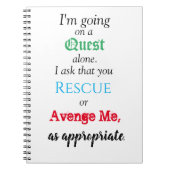 Funny Quest Carnet (Devant)