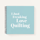 Funny Quilter Quilter Quote Graph Paper Notitieboek (Voorkant)