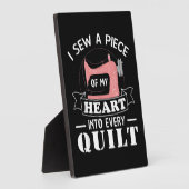 Funny Quilters Quilters Gifts Fotoplaat (Zijkant)