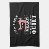 Funny Quilters Quilters Gifts Theedoek (Verticaal)