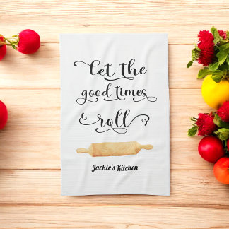 Funny Quote Black White Baker Theedoek
