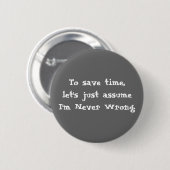 Funny Quote Button (Voorkant /achterkant)