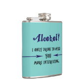 Funny Quote Flask Heupfles (Rechts)