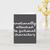 Funny Quote For Book Lovers Modern Script  Kaart (Gele Bloem)