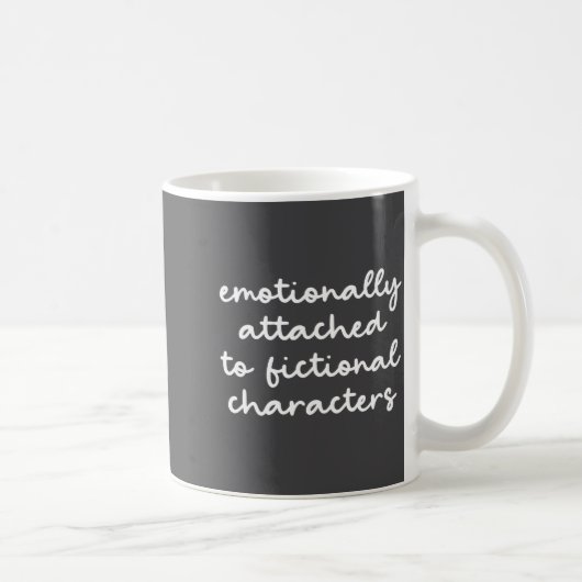 Funny Quote For Book Lovers Modern Script  Koffiemok (Rechts)