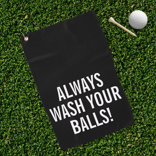 Funny Quote Golfhanddoek