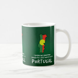 Funny Quote ik gooide mijn Symptoms Portugal Koffiemok