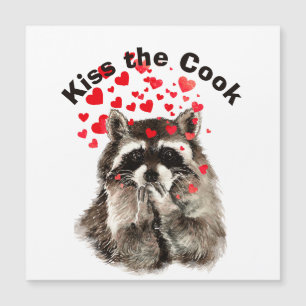 Funny Quote Kus the Cook Cute Raccoons, Animal