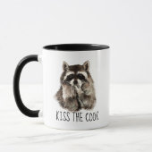 Funny Quote Kus the Cook Cute Raccoons, Animal Mok (Links)