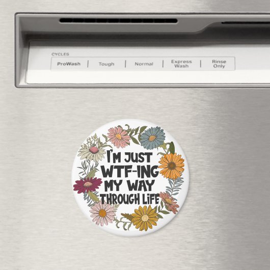 Funny Quote Leven Gezegden Mam Papa Ouderschap Magneet (Insitu (Vaatwasser))